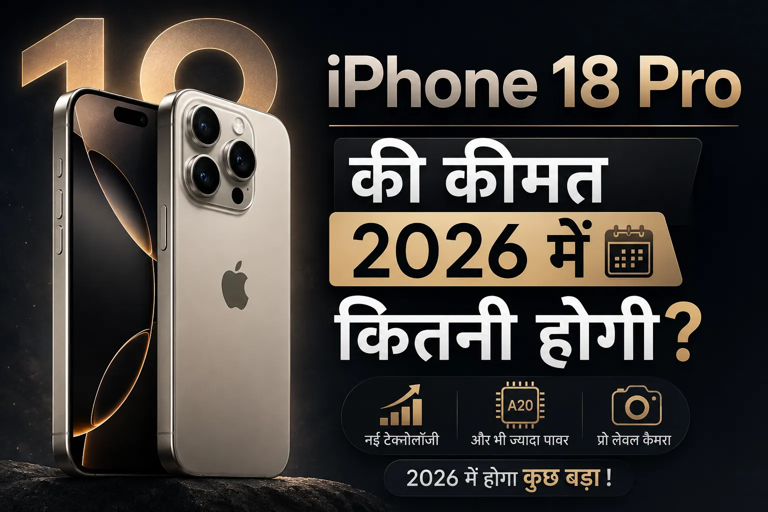 iPhone 18 Pro की कीमत 2026